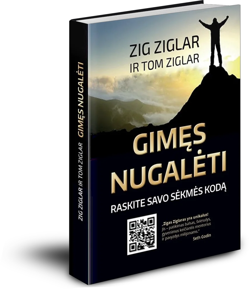 Gimęs nugalėti. Atrask savo sėkmės kodą. — Zig Ziglar, Tom Ziglar, knygos viršelis