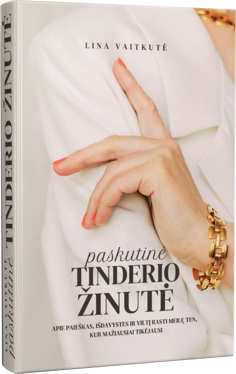 paskutinė TINDERIO žinutė — Lina Vaitkutė, knygos viršelis