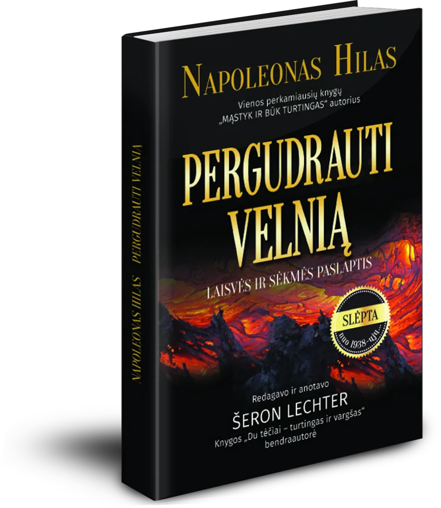 Pergudrauti velnią. Laisvės ir sėkmės paslaptis — Napoleon Hill, knygos viršelis